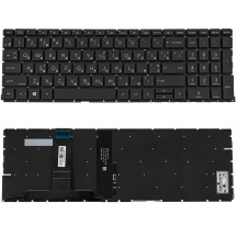 Клавіатура для ноутбука HP (ProBook: 450 G8, 455 G8) ukr, dark gray, без фрейму, підсвічування клавіш (ОРИГІНАЛ)