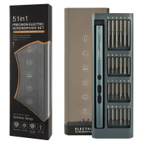 Аккумуляторная отвертка с насадками 51в1, в кейсе, 350mAh, KS-882038-51 N30