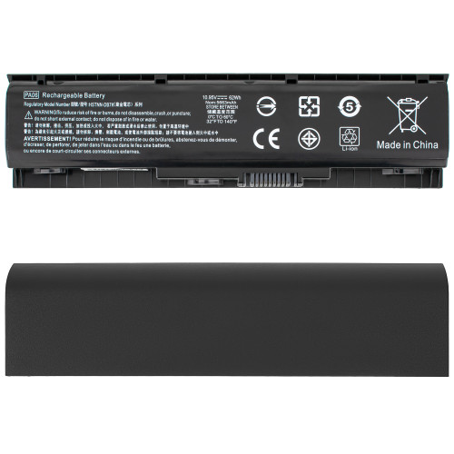 Батарея для ноутбука HP PA06 (Omen: 17-W000, 17-W200; Pavilion: 17-AB000, 17-AB200, 17t-AB200 series) 10.95V 5663mAh 62Wh Black