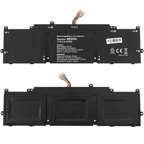 Батарея для ноутбука HP ME03XL (Stream 11-D, 13-C series) 11.4V 37Wh Black