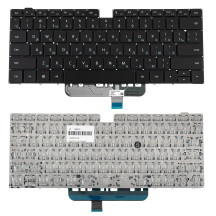 Клавіатура для ноутбука HUAWEI (D14, D15 series) rus, black, без кадру
