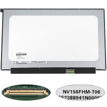 Матриця 15.6 NV156FHM-T06 touch (1920*1080, 40pin(eDP, IPS), LED, SLIM(без планок та вушок), матова, роз'єм праворуч знизу, дп=280мм) для ноутбука