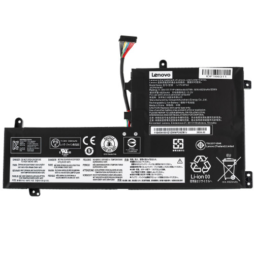 Оригінальна батарея для ноутбука LENOVO L17M3PG2 LONG CABLE 90mm (Legion Y730-15ICH, Y740-15ICH) 11.52V 4955mAh 57Wh Black (5B10Q88555)