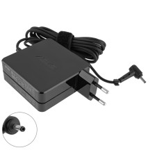 УЦЕНКА! СЛЕДЫ ВСКРЫТИЯ! Оригинальный блок питания для ноутбука ASUS 19V, 3.42A, 65W, 3.0*1.1мм, квадратный корпус, black (адаптер+перехрдник)