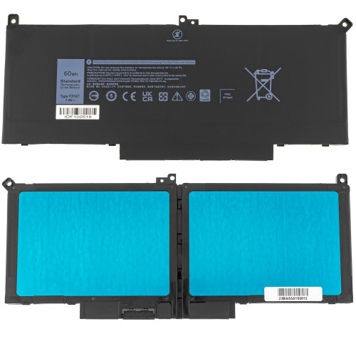 Батарея для ноутбука DELL F3YGT (Latitude: 7280, 7380, 7480, E7280, E7380, E7480) 7.6V 7895mAh Black
