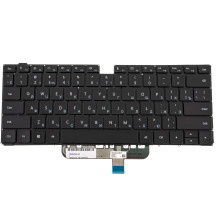 Клавиатура для ноутбука HUAWEI (W19R, W29) rus, black, без фрейма, подсветка клавиш