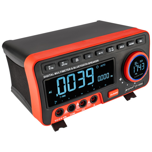 Цифровой Мультиметр ZOYI ZT-5566 (измеритель напряжения тока сопротевления ёмкости частоты Амперметр Вольтметр) True RMS с автоматическим и ручным выбором диапазонов
