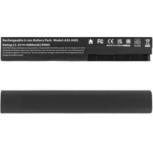 Батарея для ноутбука ASUS A32-X401 (S301, S401, S501, X301, X401, X501 series) 10.8V 4400mAh, Black (OEM)