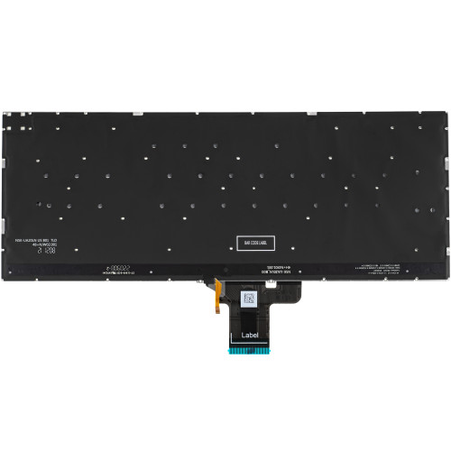 Клавіатура для ноутбука ASUS (X3400, X7400 series), rus, silver, без кадру, підсвічування клавіш