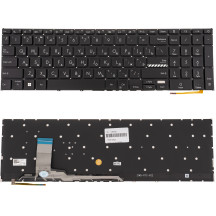 Клавіатура для ноутбука ASUS (X1702 series) rus, black, без фрейму, підсвічування клавіш