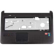 Верхняя часть корпуса для Ноутбука HP (Pavilion DV7-6000) black_топкейс, тачпад, кнопка включения.