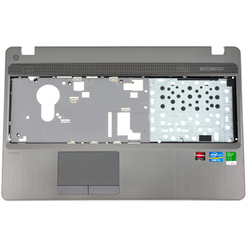 Середня частина корпусу для ноутбука HP (ProBook 4740s) сіра, без клавіатури