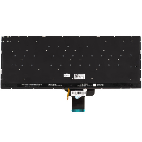 Клавиатура для ноутбука ASUS (X3400, X7400 series), rus, silver, без фрейма, подсветка клавиш (Red Esc)