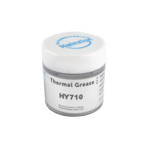 Теплопровідна паста (термопаста) срібна карбонова Halnziye HY710, банка - 10 грам, теплопровідність - 3.17 Вт/(м*К)