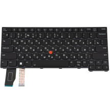 Клавиатура для ноутбука LENOVO (ThinkPad: X13 Gen 2) rus, black, подсветка клавиш