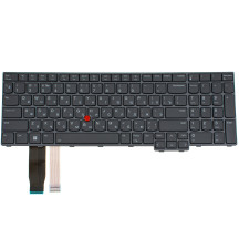 Клавиатура для ноутбука LENOVO (ThinkPad:T16, P16s Gen 1) rus, black, подсветка клавиш