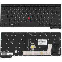 Клавіатура для ноутбука Lenovo (ThinkPad: X13 Gen 3) rus, black
