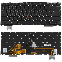 Клавиатура для ноутбука LENOVO (ThinkPad: Z16 Gen 1) rus, black, без фрейма, подсветка клавиш