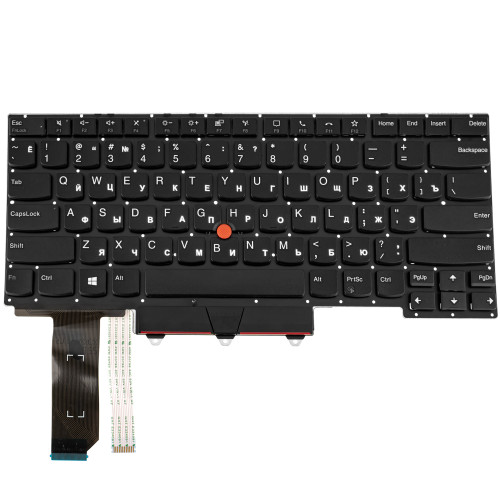 Клавиатура для ноутбука LENOVO (ThinkPad: E14 Gen 3) rus, black, без фрейма