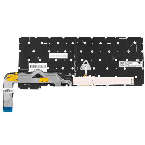 Клавиатура для ноутбука LENOVO (ThinkPad: E14 Gen 5) rus, black, без фрейма, подсветка клавиш (ОРИГИНАЛ)