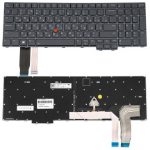 Клавиатура для ноутбука LENOVO (ThinkPad: L15 Gen 4) rus, storm gray, подсветка клавиш