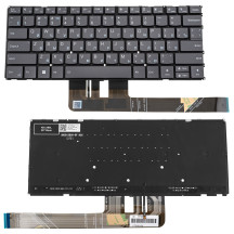 Клавіатура для ноутбука LENOVO (Yoga Pro 7 14ARP8) rus, black, без кадру, підсвічування клавіш