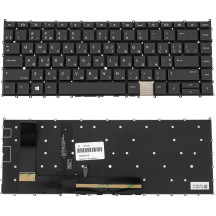 Клавиатура для ноутбука HP (EliteBook X360: 1040 G8) ukr, black, без фрейма, подсветка клавиш (ОРИГИНАЛ)