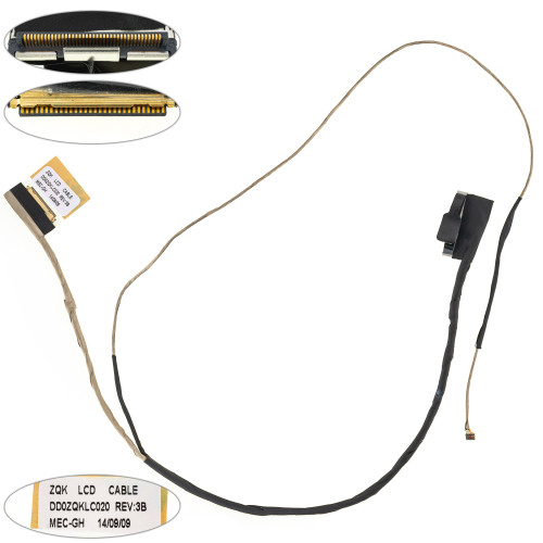 Б.У  Шлейф матрицы для ноутбука Acer (Aspire: V5-472G) LED (DD0ZQKlC020)