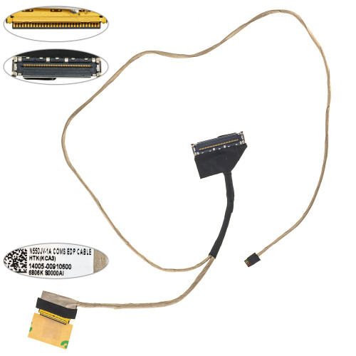 Б.У  Шлейф матрицы для ноутбука ASUS (N550JV, N550JK), eDP (14005-00910600)