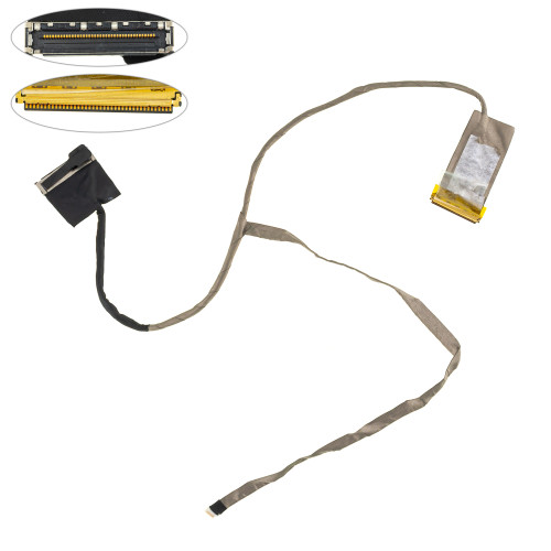 Б.У.Шлейф матриці для ноутбука HP (Pavilion: G6-2000, G6T-2000, HP G6-2000), LED, роз'єм під камеру (681808-001)
