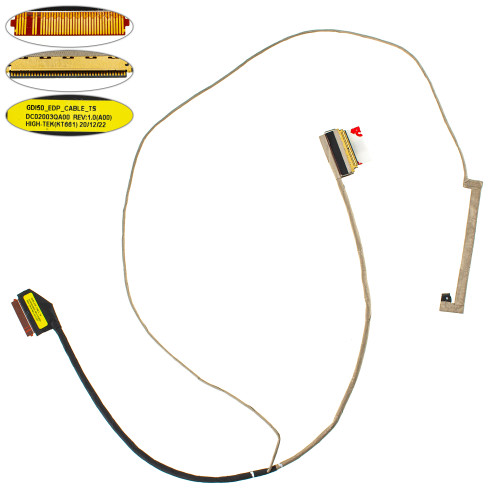 Шлейф матриці для ноутбука Dell (Inspiron: 5593, 3501, 3502, 3505) 40pin LED (DC02003QA00)