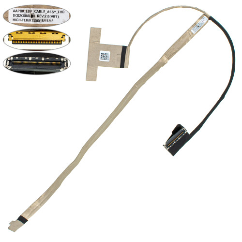 Шлейф матрицы для ноутбука Dell (Precision: M7710, 7710, 7720, M7720) 30pin LED (DC02C00AL00)
