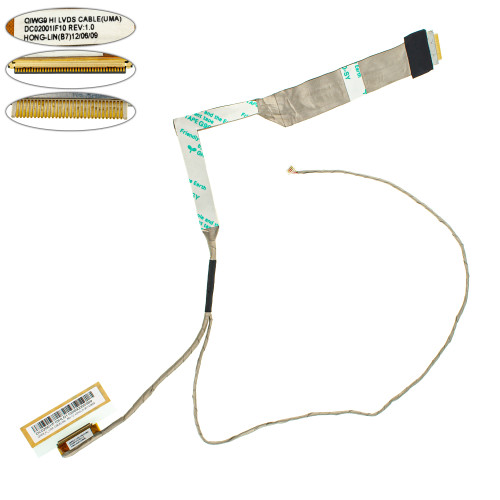 Шлейф для ноутбука Lenovo (N580, N585, P580, P585) LED (DC02001IF10)