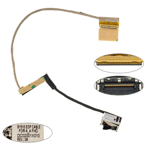 Шлейф матрицы для ноутбука Lenovo (IdeaPad: Y700-15) 30pin 20pin LED (DC02001X010)