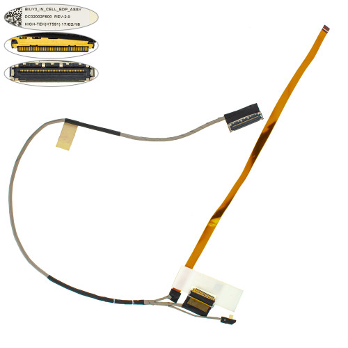 Шлейф матриці для ноутбука Lenovo (Yoga: 710-15ISK, 710-14IKB) BIUY3 LED (DC02002F600)