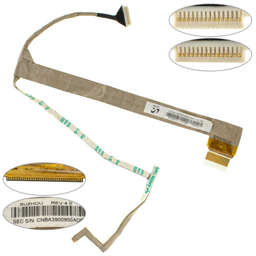 Шлейф матрицы для ноутбука Samsung (R470, R480, R428) LED (BA390095)