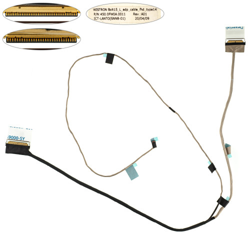 Шлейф матрицы для ноутбука Dell (Latitude: 3500, P86F) 30pin LED (450.0FW0A.0011)
