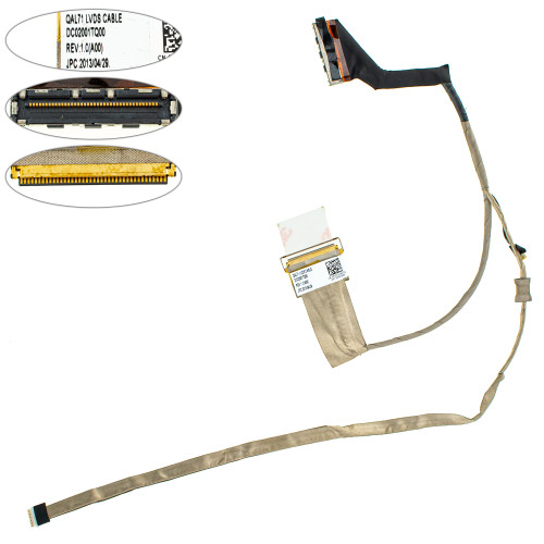 Шлейф матриці для ноутбука Dell (Latitude: E6430s QAL 71) LED (DC02001TQ00)