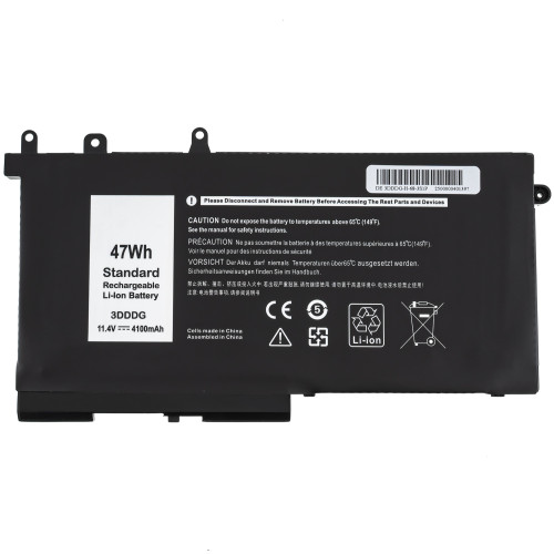 Батарея для ноутбука DELL 93FTF (Latitude: 5480, 5580) 11.4V 4100mAh Black