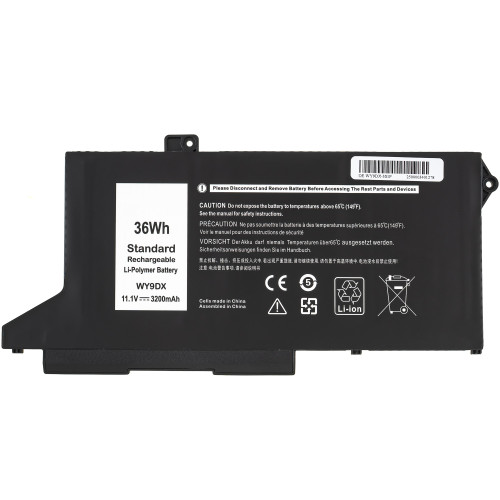 Батарея для ноутбука DELL 005R42 (Latitude: 5520, 5420) 11.1V, 3200mAh, Black