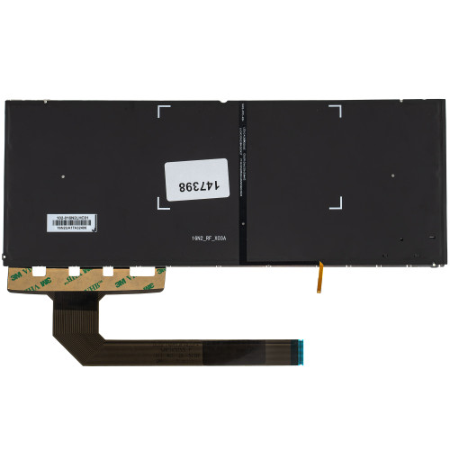 Клавиатура для ноутбука ASUS (UX370 series) ukr, gray, без фрейма, подсветка клавиш (ОРИГИНАЛ)
