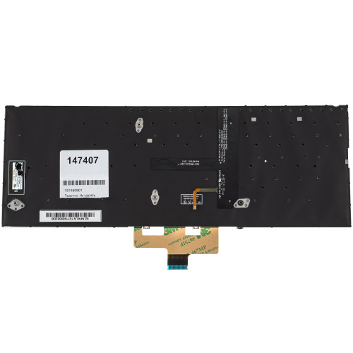 Клавіатура для ноутбука ASUS (UX433 series) ukr, silver, без фрейма, підсвічування клавіш (ОРИГИНАЛ)