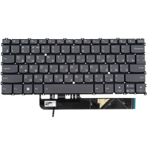 Клавіатура для ноутбука LENOVO (ThinkBook: 13s G4 series) rus, dark gray, без кадру, підсвічування клавіш