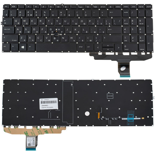 Клавиатура для ноутбука HP (ProBook: 850 G8, 855 G8) rus, black, без фрейма, с джойстиком (ОРИГІНАЛ)