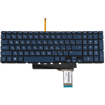 Клавиатура для ноутбука HP (Victus 16-E) rus, dark blue, без фрейма, подсветка клавиш