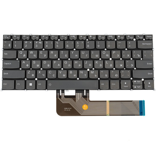 Клавиатура для ноутбука LENOVO (IdeaPad: 5-14 seires), rus, onyx black, без фрейма