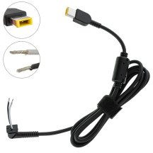 Оригінальний DC кабель живлення для БП LENOVO 150-180W USB+pin, опір 1,9 кОм !!!, 2 дроти (2*1.5мм), довжина 170см (Square 5 Pin DC Plug) (від БП до ноутбука)