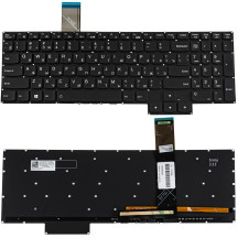 УЦЕНКА Клавіатура для ноутбука LENOVO (Legion: 5-15 series), rus, black, без фрейма, підсвічування клавіш
