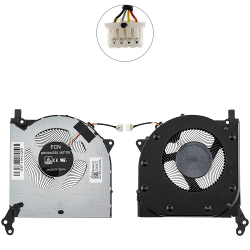 Оригінальний вентилятор для ноутбука LENOVO Legion 5 15ARH05, 5 15IMH05H, 5V, GPU (короткий кабель)