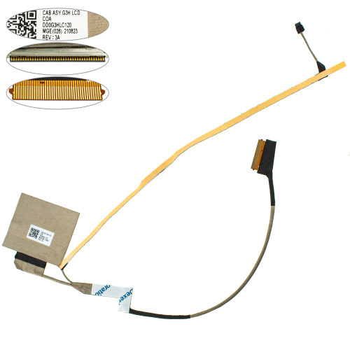 Шлейф матрицы для ноутбука HP (5, TPN-Q229, 15-EC) 40pin LED (DD0G3HlC120)